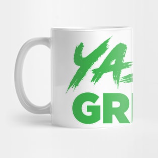 YASSS GREEN - St. Paddy's Day T-shirt (Green Text) Mug